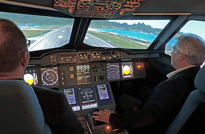 A380 Fixed-Base-Flugsimulator