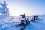 Lappland-Kurzurlaub mit Husky & Rentierschlittenfahrt für 2