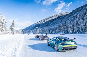 Aston Martin Vantage Winter-Training am Katschberg