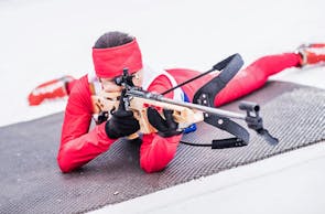 Biathlon-Schießtraining