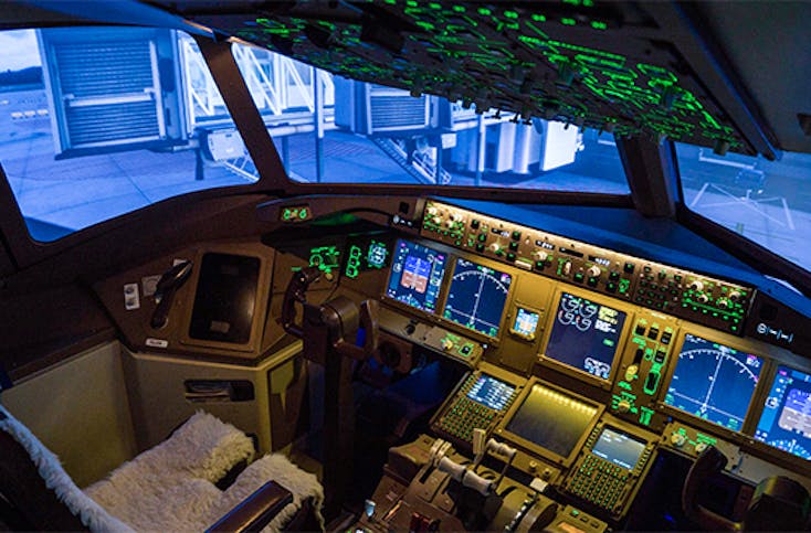 Flugsimulator Boeing 777 in Zürich  (60 Min)