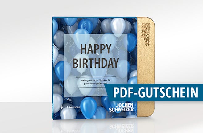 Erlebnis-Box 'Happy Birthday' als PDF