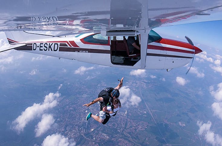 Fallschirm Tandemsprung Klatovy