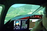 Alpenrundflug im Simulator