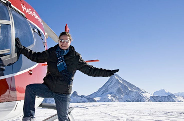 Helikopterflug mit Gletscherlandung Raum Vaduz