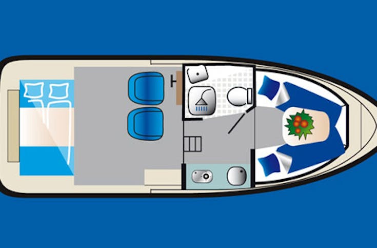 Kajütboot-Kurzurlaub für 2