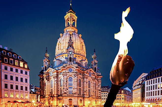 Candle Light Dinner & Nachtwächtertour Dresden für 2