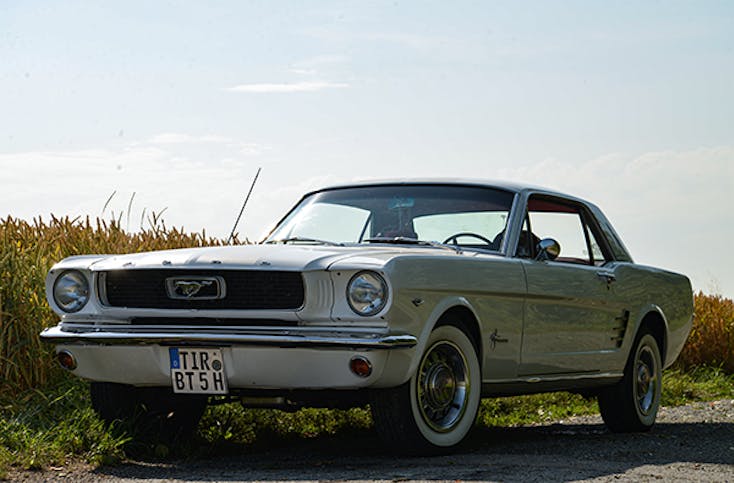 Oldtimer Ford Mustang mieten Krummennaab (1 Tag)