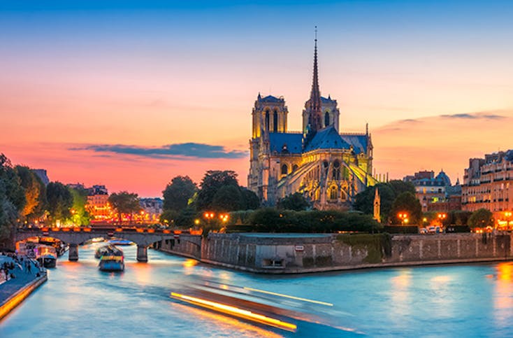 Städtetrip Paris mit nächtlicher Bootsfahrt für 2 (2 Tage)
