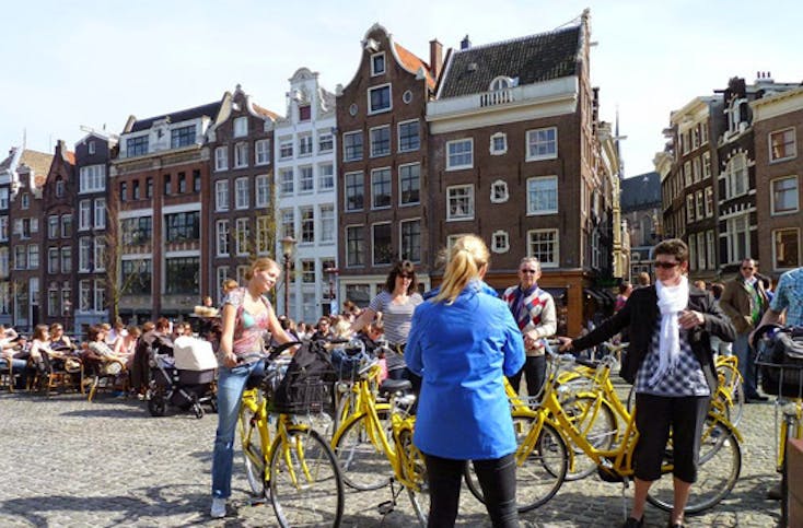 Sightseeing-Radtour durch Amsterdam für 2
