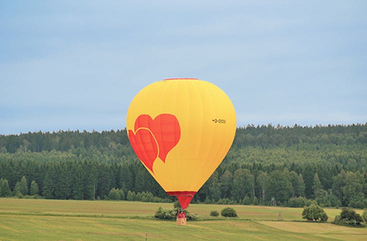 Romantische Ballonfahrt über die Rhön für 2