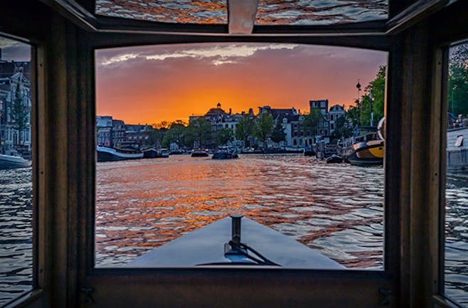 Romantische Dinner-Bootstour in Amsterdam für 2