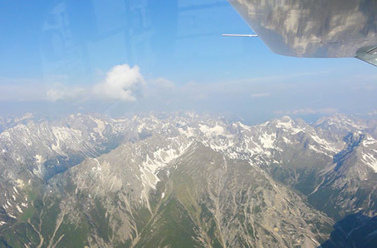 Alpen-Rundflug im Ultraleichtflieger