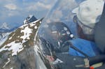 Segelfliegen mit Alpenpanorama