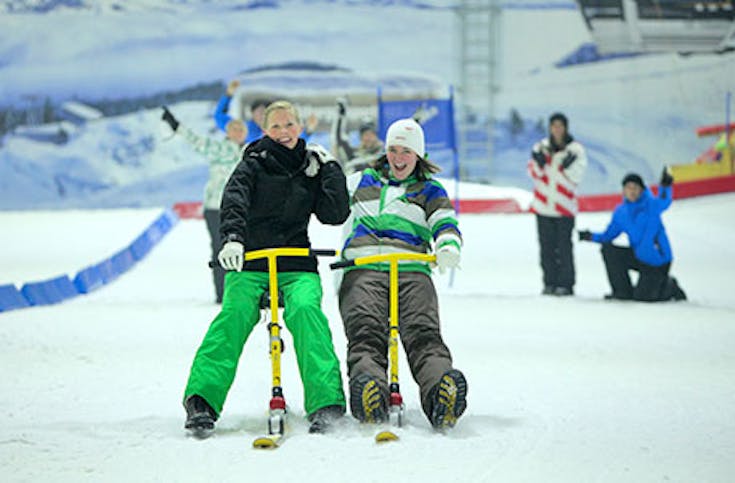 Snowbike-Kurs in der Skihalle Neuss für 2