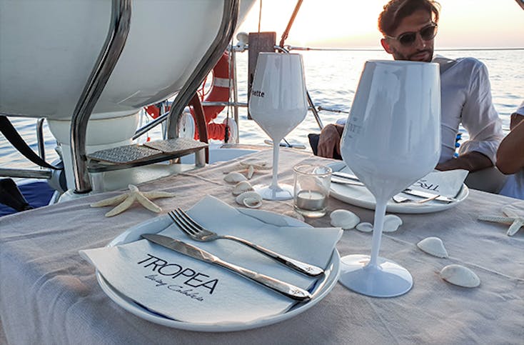 Yacht Dinner Kalabrien (3 Std.)