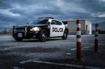 Police Charger fahren Viernheim