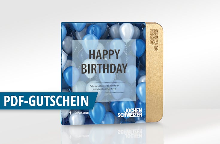 Erlebnis-Box 'Happy Birthday' als PDF