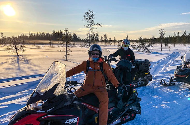 Schneemobil-Expedition Finnland für 2 (3 Nächte) 